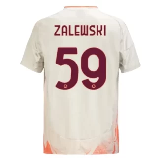 Kopen AS Roma Nicola Zalewski #59 Uitshirt 2024-2025 Korte Mouw