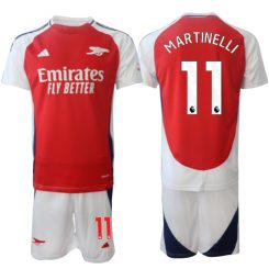 Kopen Arsenal Gabriel Martinelli #11 Thuisshirt 2024-2025 Korte Mouw (+ Korte broeken)