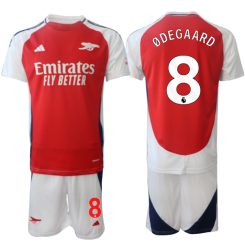 Kopen Arsenal Martin Ødegaard #8 Thuisshirt 2024-2025 Korte Mouw (+ Korte broeken)