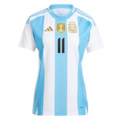 Kopen Dames Argentinië Angel Di Maria #11 Thuisshirt Copa América 2024 Korte Mouw-1