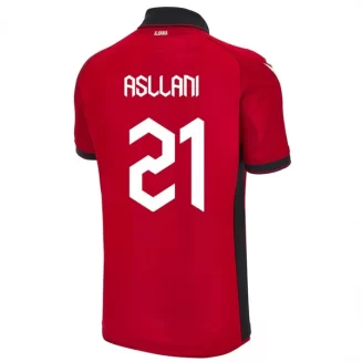 Kopen EK 2024 Albanië Kristjan Asllani #21 Thuisshirt Korte Mouw