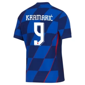 Kopen EK 2024 Kroatië Andrej Kramarić #9 Uitshirt Korte Mouw