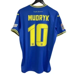 Kopen EK 2024 Oekraïne Mykhaylo Mudryk #10 Uitshirt Korte Mouw