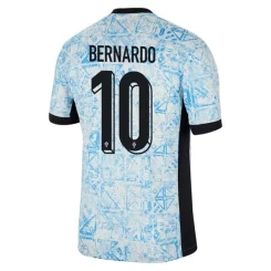 Kopen EK 2024 Portugal Bernardo Silva #10 Uitshirt Korte Mouw