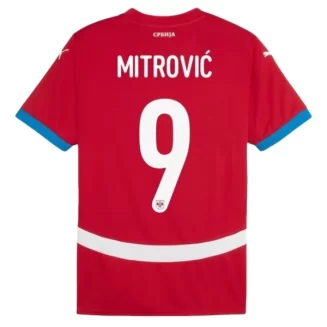 Kopen EK 2024 Servië Aleksandar Mitrović #9 Thuisshirt Korte Mouw