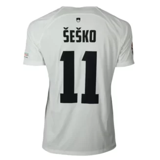 Kopen EK 2024 Slovenië Benjamin Šeško #11 Thuisshirt Korte Mouw