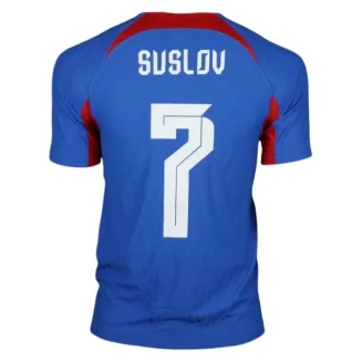 Kopen EK 2024 Slowakije Tomáš Suslov #7 Thuisshirt Korte Mouw