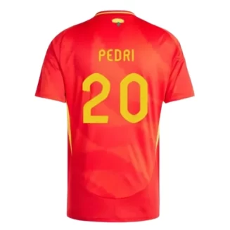 Kopen EK 2024 Spanje Pedri #20 Thuisshirt Korte Mouw