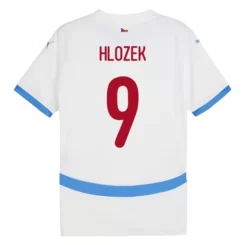 Kopen EK 2024 Tsjechië Adam Hlozek #9 Uitshirt Korte Mouw