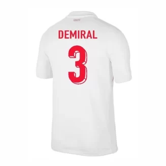 Kopen EK 2024 Turkije Merih Demiral #3 Thuisshirt Korte Mouw