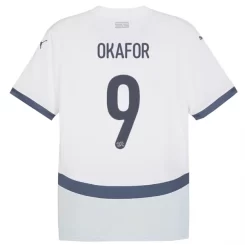 Kopen EK 2024 Zwitserland Noah Okafor #9 Uitshirt Korte Mouw