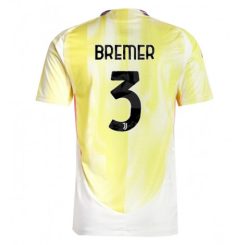 Kopen Juventus Gleison Bremer #3 Uitshirt 2024-2025 Korte Mouw