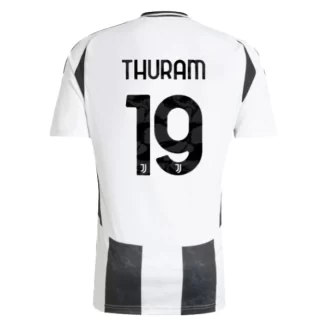 Kopen Juventus Khéphren Thuram #19 Thuisshirt 2024-2025 Korte Mouw