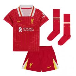 Kopen Kids Liverpool Dominik Szoboszlai #8 Thuisshirt 2024-2025 Korte Mouw (+ Korte broeken)-1