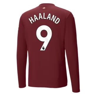 Kopen Manchester City Erling Haaland #9 Derde Shirt 2024-2025 Lange Mouwen