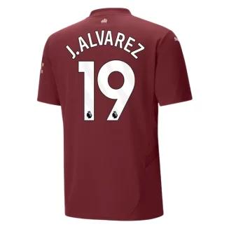 Kopen Manchester City Julian Alvarez #19 Derde Shirt 2024-2025 Korte Mouw