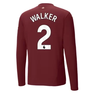 Kopen Manchester City Kyle Walker #2 Derde Shirt 2024-2025 Lange Mouwen