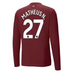 Kopen Manchester City Matheus Nunes #27 Derde Shirt 2024-2025 Lange Mouwen