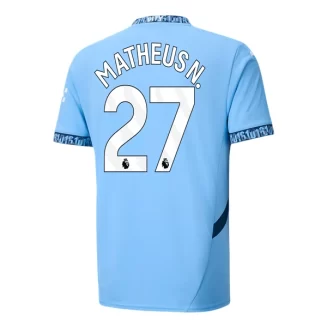 Kopen Manchester City Matheus Nunes #27 Thuisshirt 2024-2025 Korte Mouw