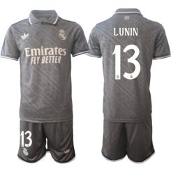 Kopen Real Madrid Andriy Lunin #13 Derde Shirt 2024-2025 Korte Mouw (+ Korte broeken)