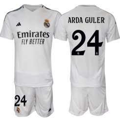 Kopen Real Madrid Arda Guler #24 Thuisshirt 2024-2025 Korte Mouw (+ Korte broeken)