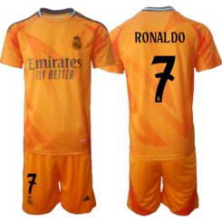 Kopen Real Madrid Cristiano Ronaldo #7 Uitshirt 2024-2025 Korte Mouw (+ Korte broeken)