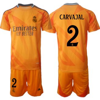 Kopen Real Madrid Daniel Carvajal #2 Uitshirt 2024-2025 Korte Mouw (+ Korte broeken)