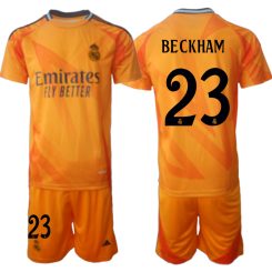 Kopen Real Madrid David Beckham #23 Uitshirt 2024-2025 Korte Mouw (+ Korte broeken)