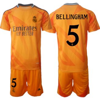 Kopen Real Madrid Jude Bellingham #5 Uitshirt 2024-2025 Korte Mouw (+ Korte broeken)