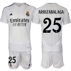 Kopen Real Madrid Kepa Arrizabalaga #25 Thuisshirt 2024-2025 Korte Mouw (+ Korte broeken)