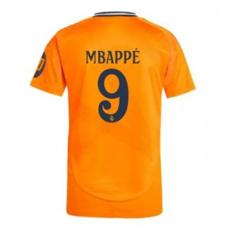 Kopen Real Madrid Kylian Mbappe #9 Uitshirt 2024-2025 Korte Mouw