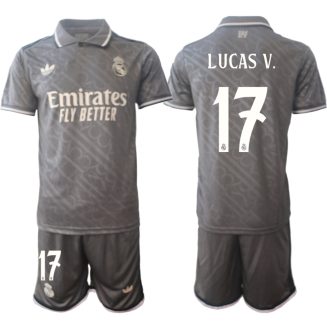 Kopen Real Madrid Lucas Vazquez #17 Derde Shirt 2024-2025 Korte Mouw (+ Korte broeken)