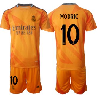 Kopen Real Madrid Luka Modric #10 Uitshirt 2024-2025 Korte Mouw (+ Korte broeken)