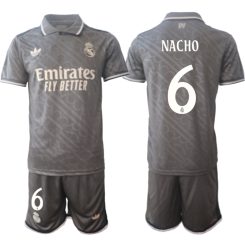 Kopen Real Madrid Nacho #6 Derde Shirt 2024-2025 Korte Mouw (+ Korte broeken)