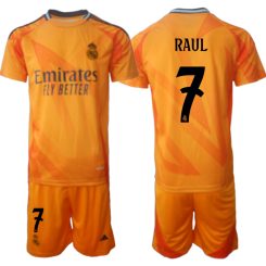 Kopen Real Madrid Raul #7 Uitshirt 2024-2025 Korte Mouw (+ Korte broeken)