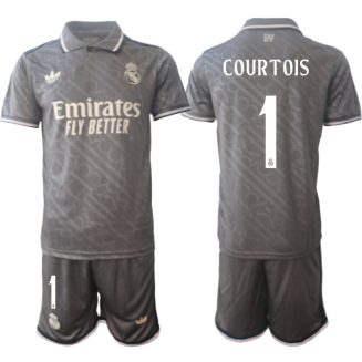 Kopen Real Madrid Thibaut Courtois #1 Derde Shirt 2024-2025 Korte Mouw (+ Korte broeken)