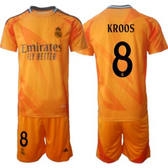 Kopen Real Madrid Toni Kroos #8 Uitshirt 2024-2025 Korte Mouw (+ Korte broeken)