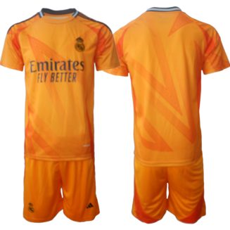 Kopen Real Madrid Uitshirt 2024-2025 Korte Mouw (+ Korte broeken)