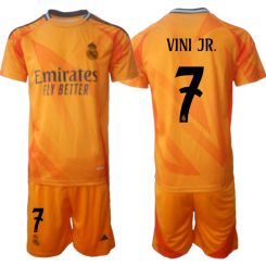 Kopen Real Madrid Vinicius Junior #7 Uitshirt 2024-2025 Korte Mouw (+ Korte broeken)