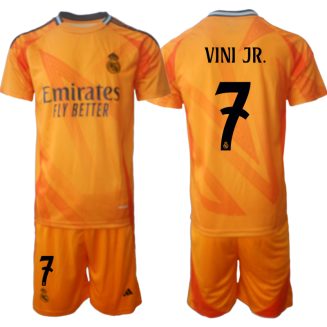 Kopen Real Madrid Vinicius Junior #7 Uitshirt 2024-2025 Korte Mouw (+ Korte broeken)