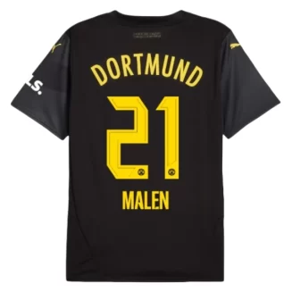 BVB Borussia Dortmund Donyell Malen #21 Uitshirt 2024-2025 korte mouw voordelig online kopen