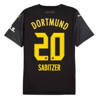 BVB Borussia Dortmund Marcel Sabitzer #20 Uitshirt 2024-2025 korte mouw voordelig online kopen