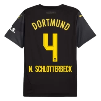 BVB Borussia Dortmund Nico Schlotterbeck #4 Uitshirt 2024-2025 korte mouw voordelig online kopen