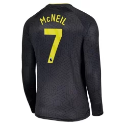 Everton Dwight McNeil #7 Uitshirt 2024-2025 lange mouwen voordelig online kopen