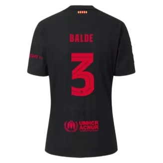 FC Barcelona Alejandro Balde #3 Uitshirt 2024-2025 korte mouw voordelig online kopen