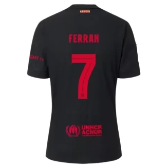 FC Barcelona Ferran Torres #7 Uitshirt 2024-2025 korte mouw voordelig online kopen