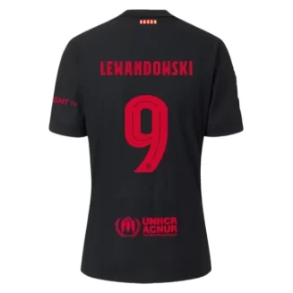 FC Barcelona Robert Lewandowski #9 Uitshirt 2024-2025 korte mouw voordelig online kopen