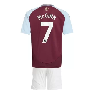 Kids Aston Villa John McGinn #7 Thuisshirt 2024-2025 Korte Mouw (+ Korte broeken) voordelig online kopen