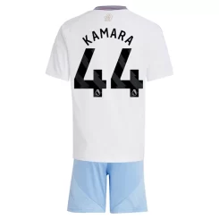 Kids Aston Villa Boubacar Kamara #44 Uitshirt 2024-2025 Korte Mouw (+ Korte broeken) voordelig online kopen