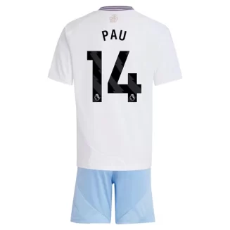 Kids Aston Villa Pau Torres #14 Uitshirt 2024-2025 Korte Mouw (+ Korte broeken) voordelig online kopen